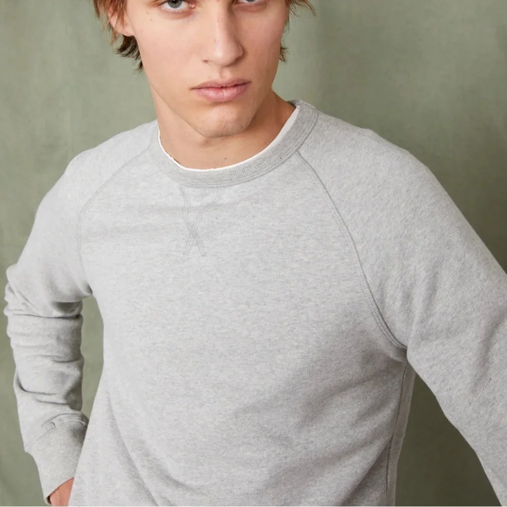Officine Generale CREW NECK SWEATSHIRT ORGANIC COTTON FLEECE - Picture 8 of 8